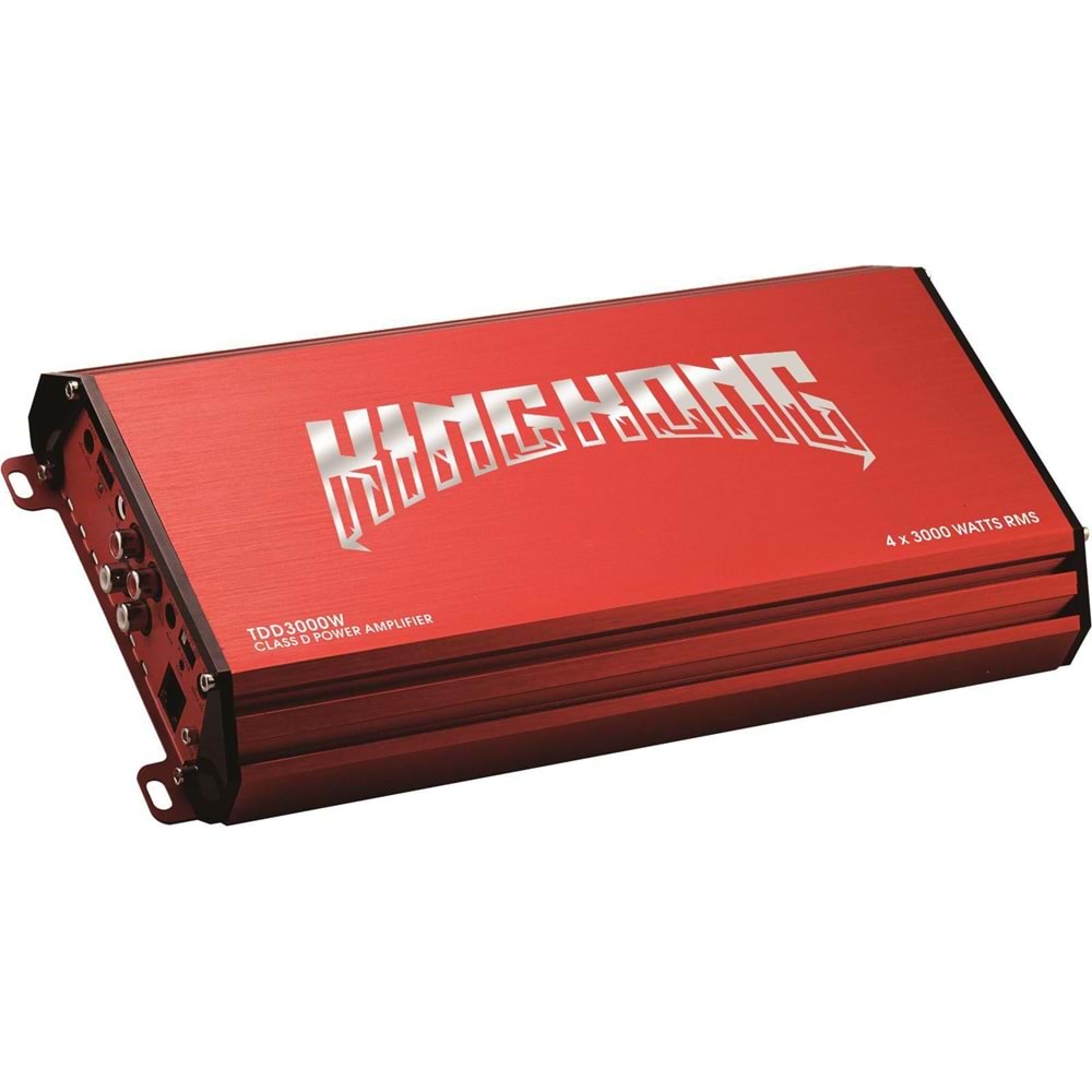 KINGKONG TDD3000W 4X300RMS D CLAS AMFİ (REMOTE CONTROL)